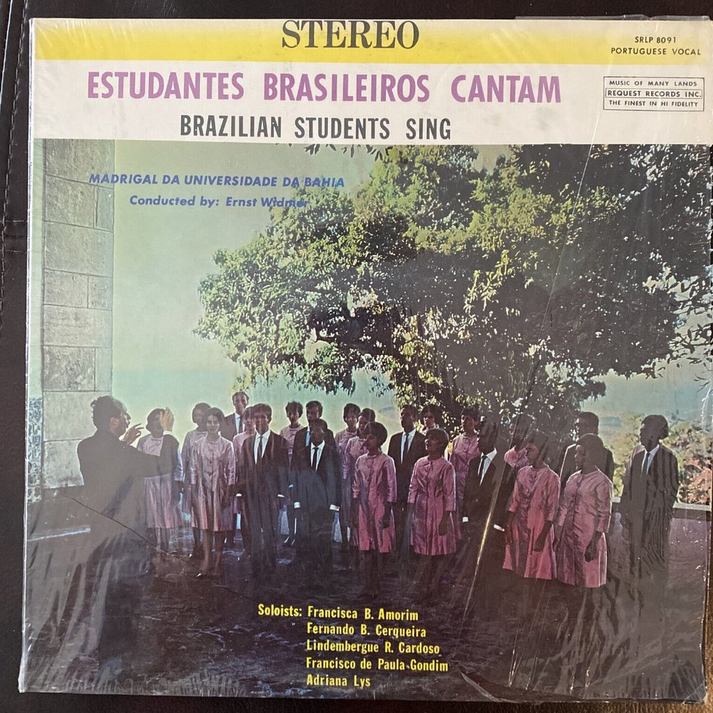 Ernst Widmer – Estudantes Brasileiros Cantam / Brazilian Students Sing Bahia LP